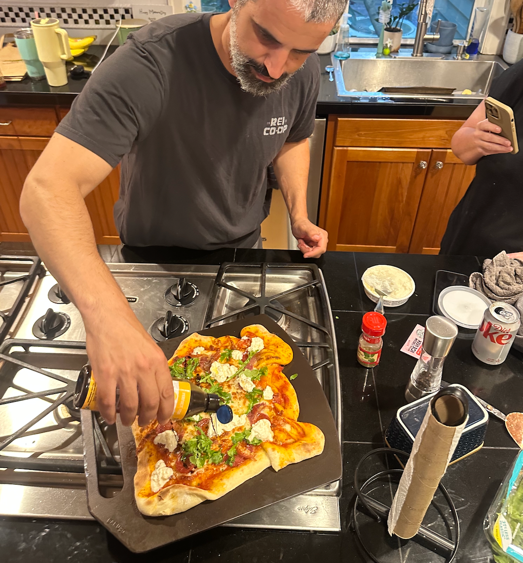 Slice of Legacy Pizza and Baking Steel