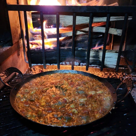 Paella & Roasting Pan Available in 10.5", 12.5", 15", 17" - Carbon Steel