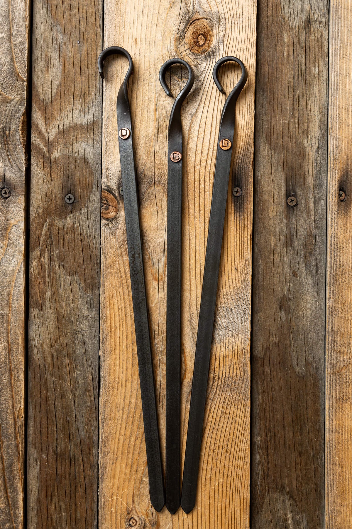BBQ Skewers (4 Pack) - Hand Forged